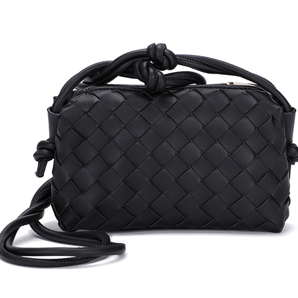 Woven Crossbody Bags For Women, Small Handmade Purse Clutch Shoulderbag Handbag